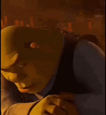 Shrek Smiling and Looking at Camera