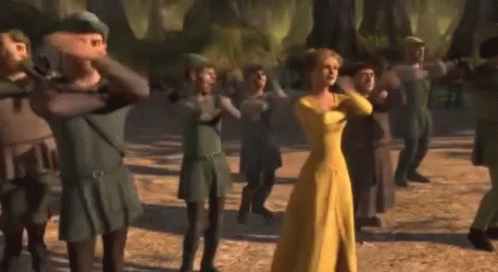 Shrek Wife Fiona Dancing Macarena GIF