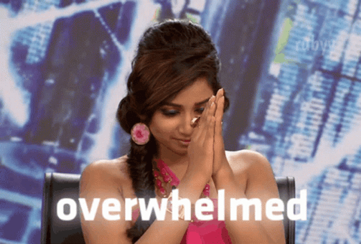 Shreya Ghoshal Overwhelmed GIF