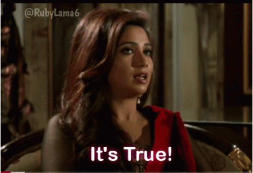 Shreya Ghoshal Yes It's True GIF