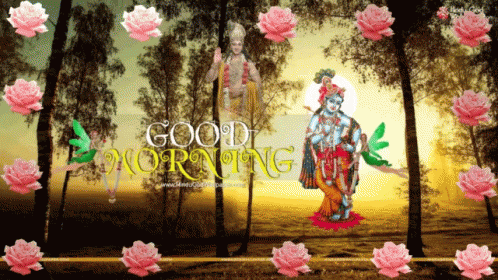 Shri Krishna Special Good Morning GIF