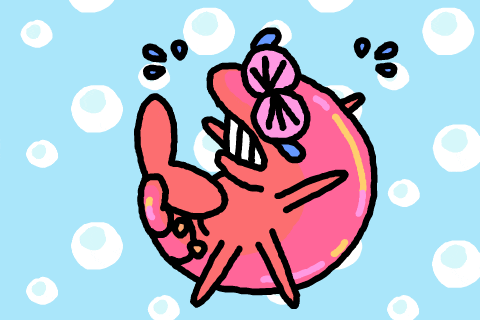 Shrimp Feeling Flattered GIF