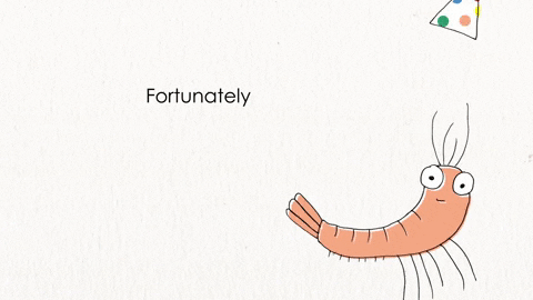 Shrimp Happy Birthday Greeting GIF