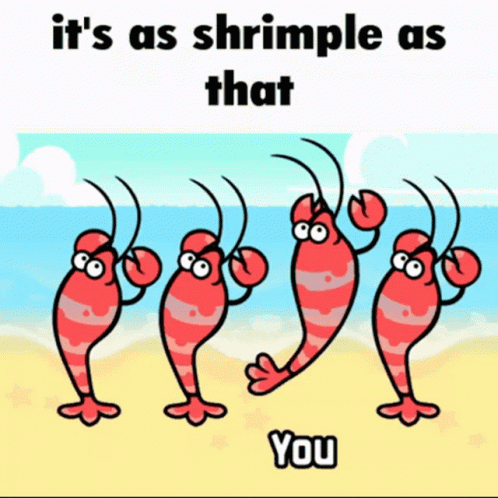 Shrimp On Beach It's As Shrimp As That You GIF