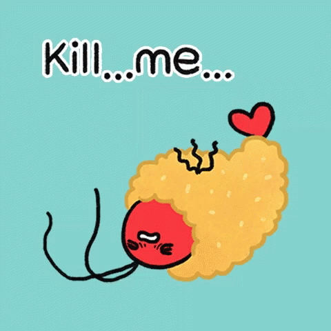 Shrimp Saying Kill Me GIF