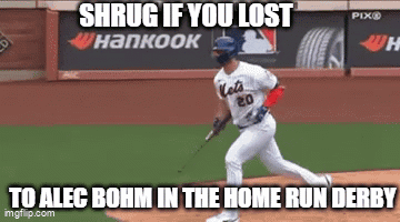 Shrug If You Lost Home Run Derby GIF