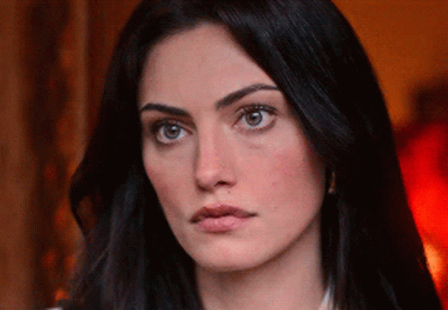 Shrugging Phoebe Tonkin GIF