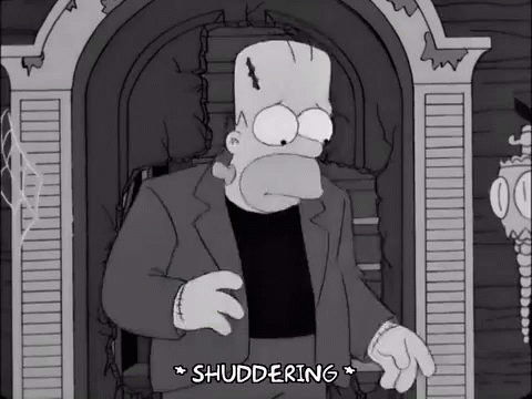 Shudder Homer Simpsons GIF