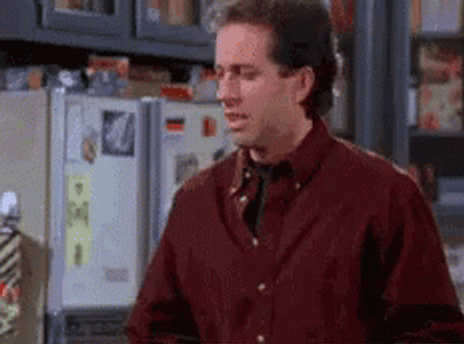 Shudder Man Wearing Red Shirt GIF