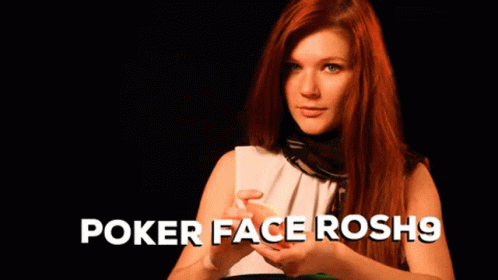 Shuffling Playing Card Poker Face GIF