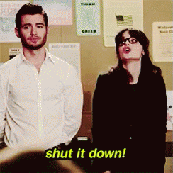 New Girl Shut It Down GIF