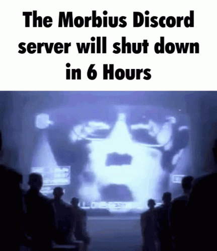 Morbius Discord Shut It Down GIF