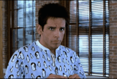 Shy Ben Stiller Hmm Zoolander GIF