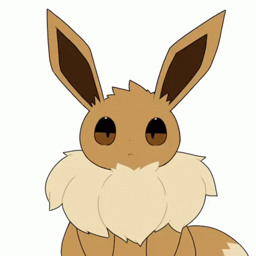 Shy Eevee Evolutions GIF