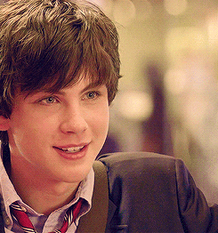 Shy Smile Percy Jackson GIF