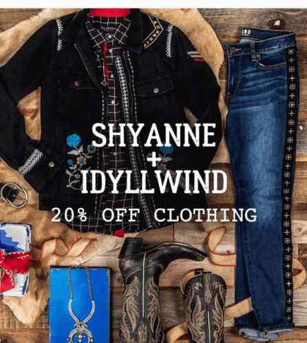 Shynnne Idyllwind Denim Jacket Jeans GIF