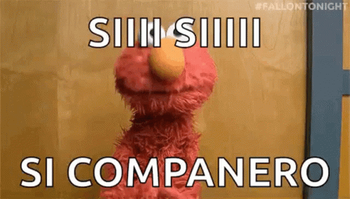 Si Companero Elmo GIF