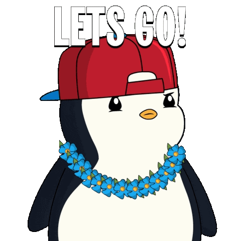 Si Se Puede Let's Go Penguin GIF