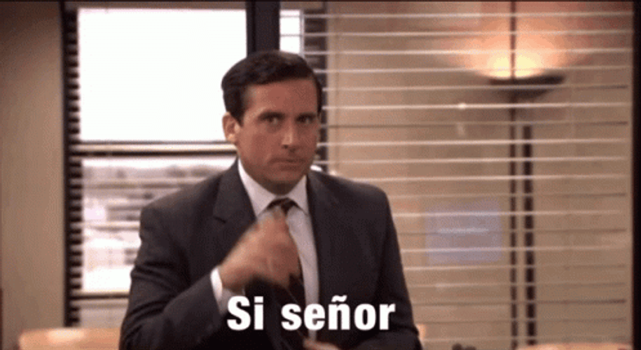 Si Senor Michael Scott GIF