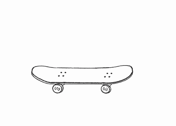 Sick Art Skateboard Rolling GIF