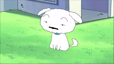 Sick Crayon Shin Chan Shiro GIF