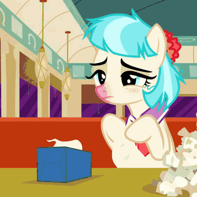 Sick Pony Coco Pommel Sneezing GIF