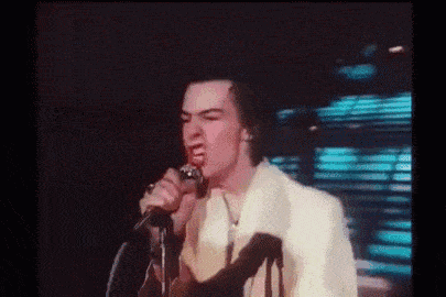 Sid Vicious Performed Punk Music GIF