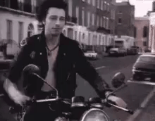 Sid Vicious Punky Rode Motorcycle GIF