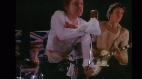 Sid Vicious Singing Punk Song GIF