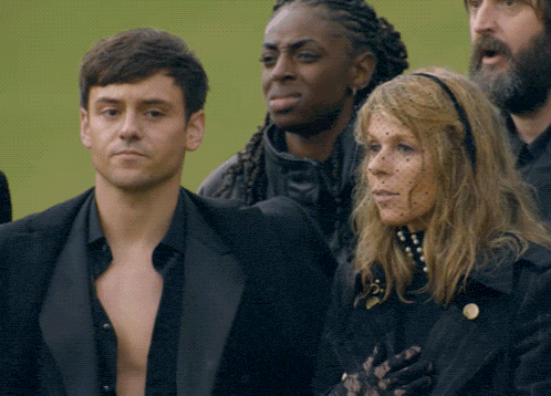 Side Eye Celebrity Traitors Uk Gif GIF