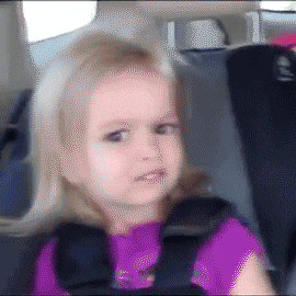 Side Eye Meme Of Baby Girl GIF