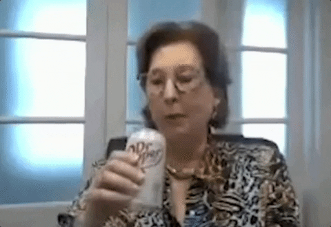 Sidney Powell Drinking Diet Dr Pepper GIF