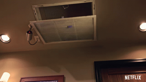 Siena Agudong Sneaking In From Attic GIF