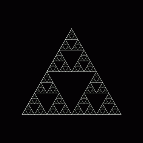 Sierpinski Triangle Fractal GIF