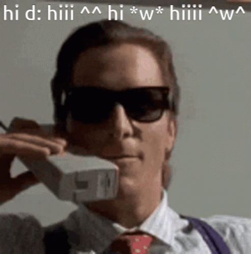 Sigma Face While Calling Meme GIF