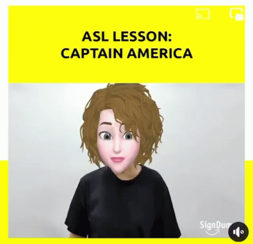 Sign Language Lesson About Captain America