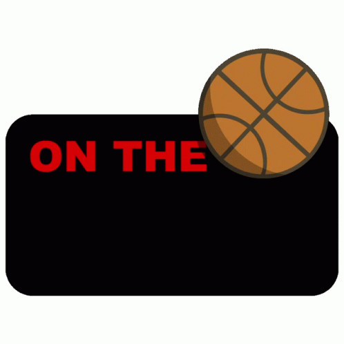 Sign On the Clock With Basketball