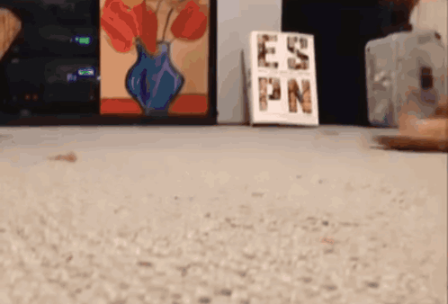 Sign Saying Es Pn on Floor