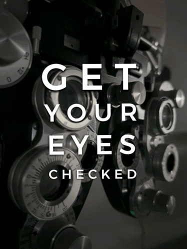 Sign Saying Get Your Eyes Checked