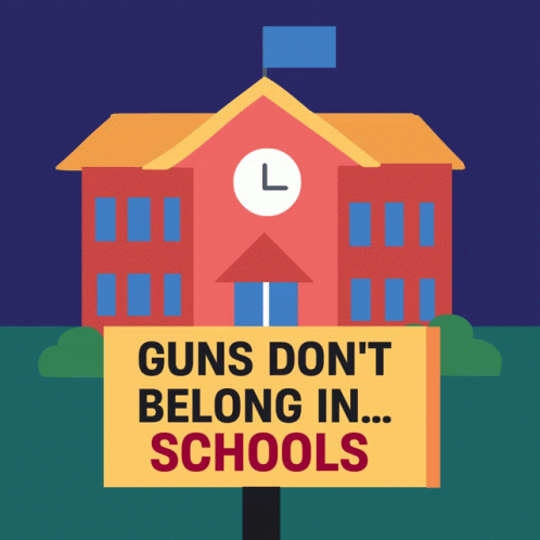 Sign Saying Guns Dont Belong in Schools