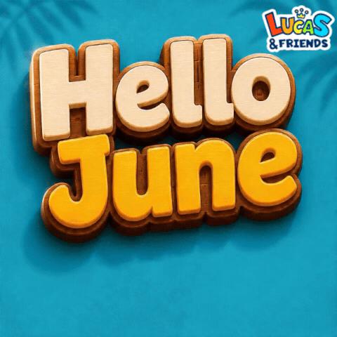 Sign Saying Hello June