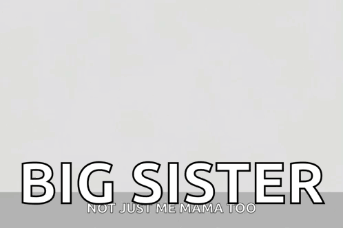 Sign Saying I Appreciate You And Big Sister GIF