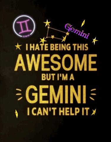 Sign Saying I Hate Being This Awesome But I'm a Gemini