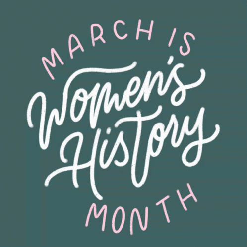 Sign Saying March Is Women's History Month