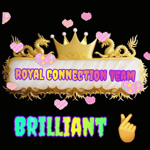 Sign Saying Royal Connection Team Brilliant With Dragons Hearts