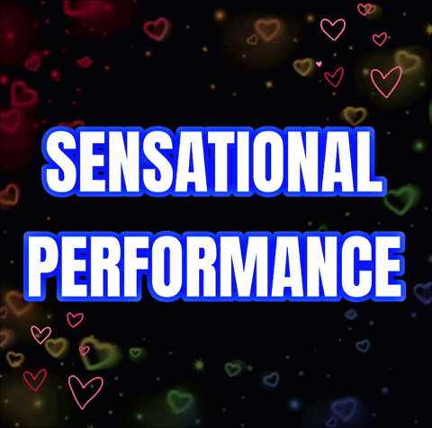Sign Saying Sensational Performance