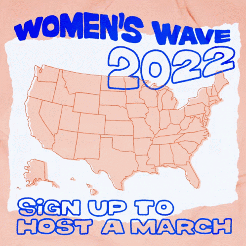 Sign Saying Women's Wave 2022