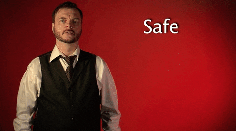 Sign With Robert Safe Sign Language GIF