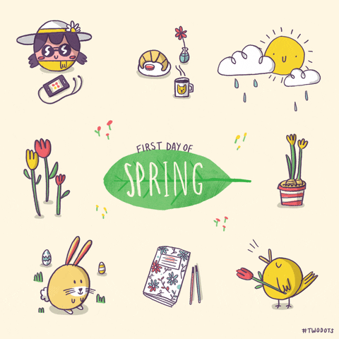Significant Things On The First Day Of Spring GIF