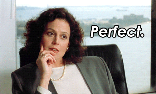 Sigourney Weaver Perfecto GIF